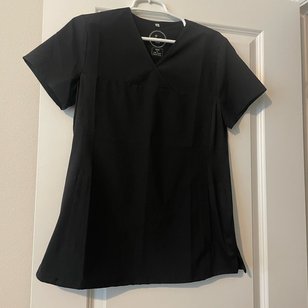 Black scrub top